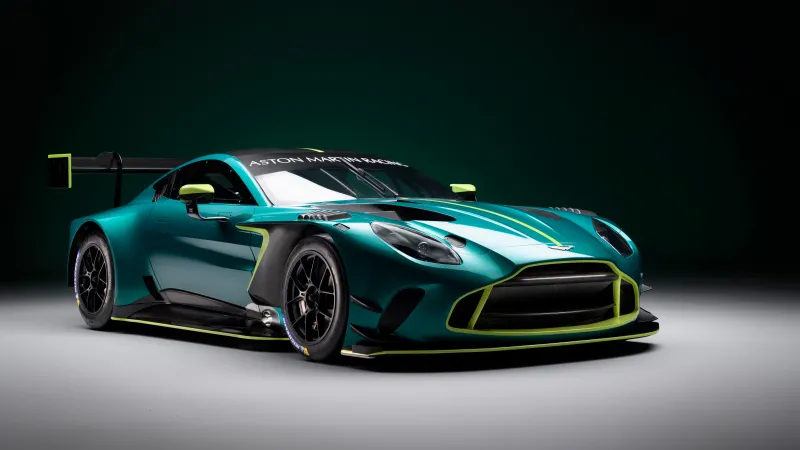 Aston Martin Vantage GT3, 8K background, 2024, Race cars, 5K