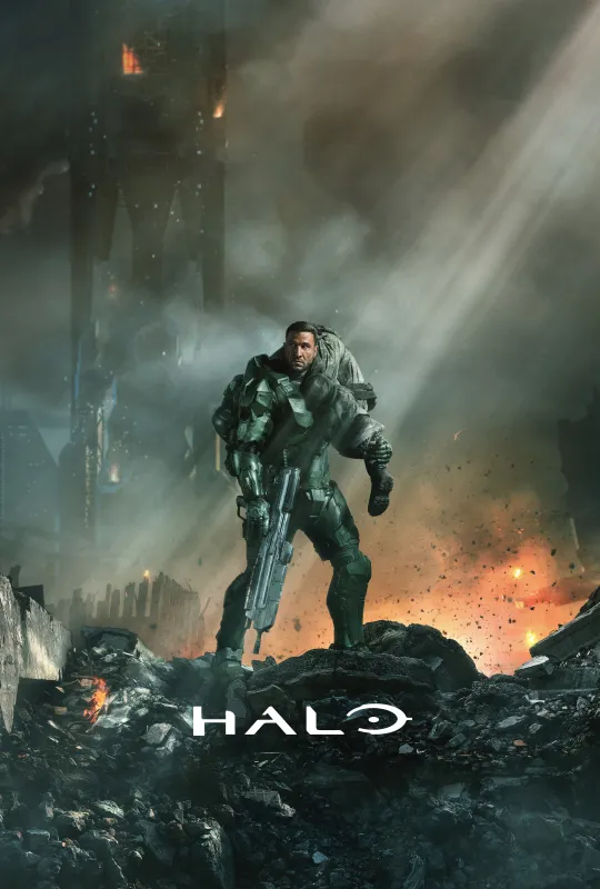 Pablo Schreiber as Master Chief, 5K wallpaper, Halo Season 2