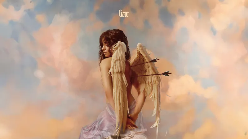 Camila Cabello Liar Artwork, Angel wings, 5K