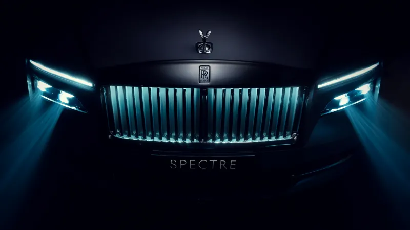 Rolls-Royce Spectre, 8K Dark background, 2024, 5K