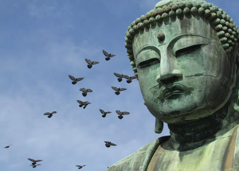 Lord Buddha statue wallpaper