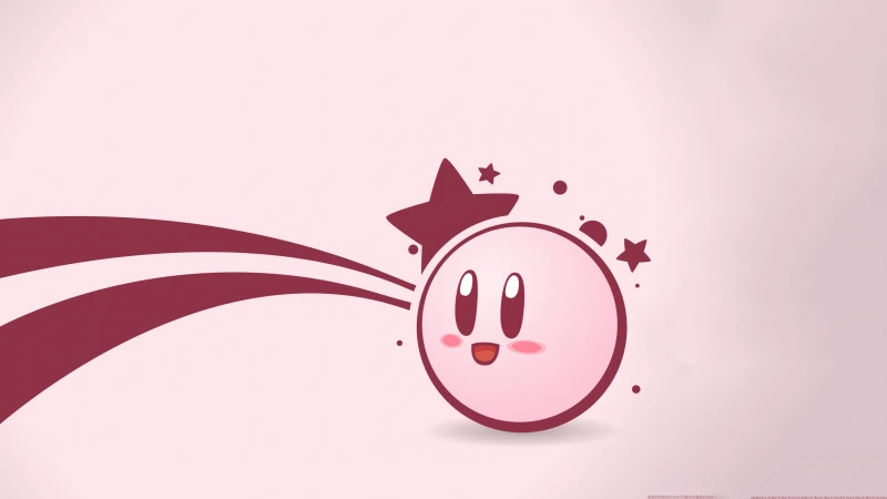 Pink Kirby wallpaper
