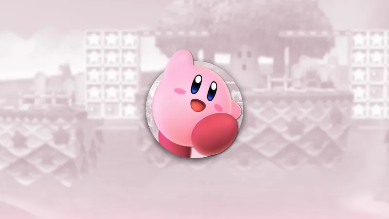 Cute Kirby wallpaper, Pink