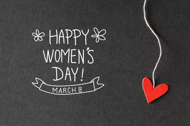 Women's Day, Red heart