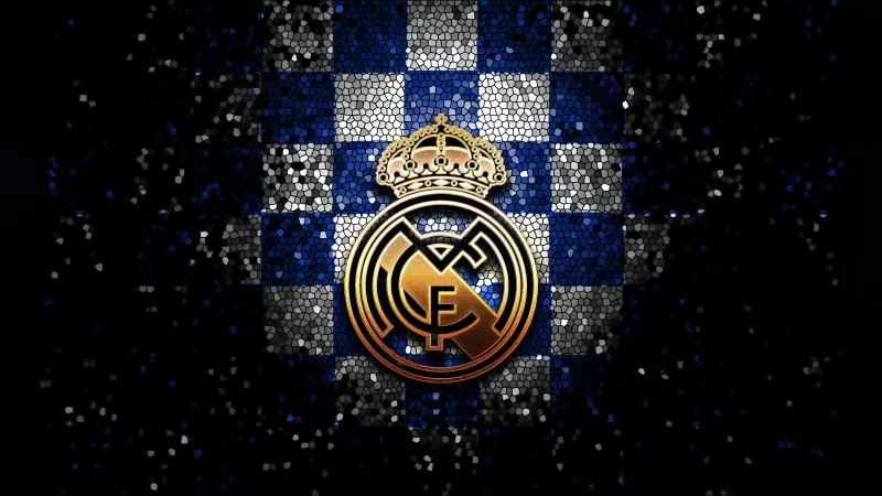 Real Madrid CF Mosaic, 5K wallpaper, Logo, Spanish, Football club