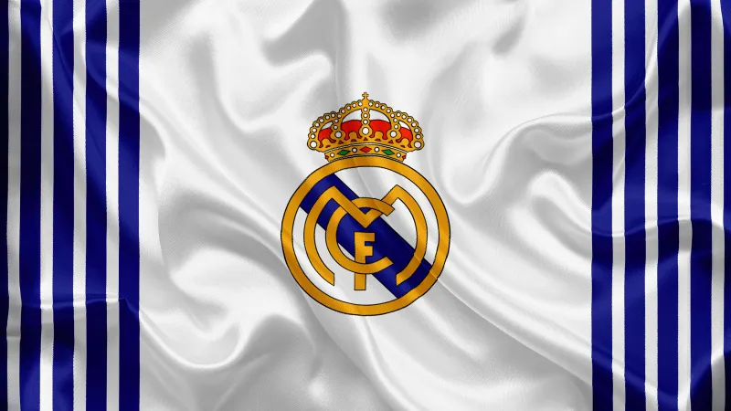 Real Madrid CF, 5K background, Logo, Football club, Spanish