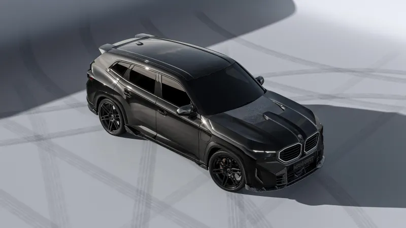 BMW XM Carbon Fiber, 5K wallpaper, Manhart Performance