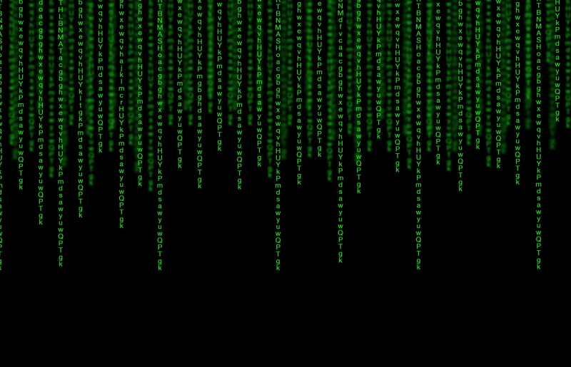 Matrix code 4K wallpaper