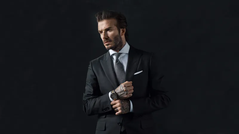 David Beckham, Dark background 4K