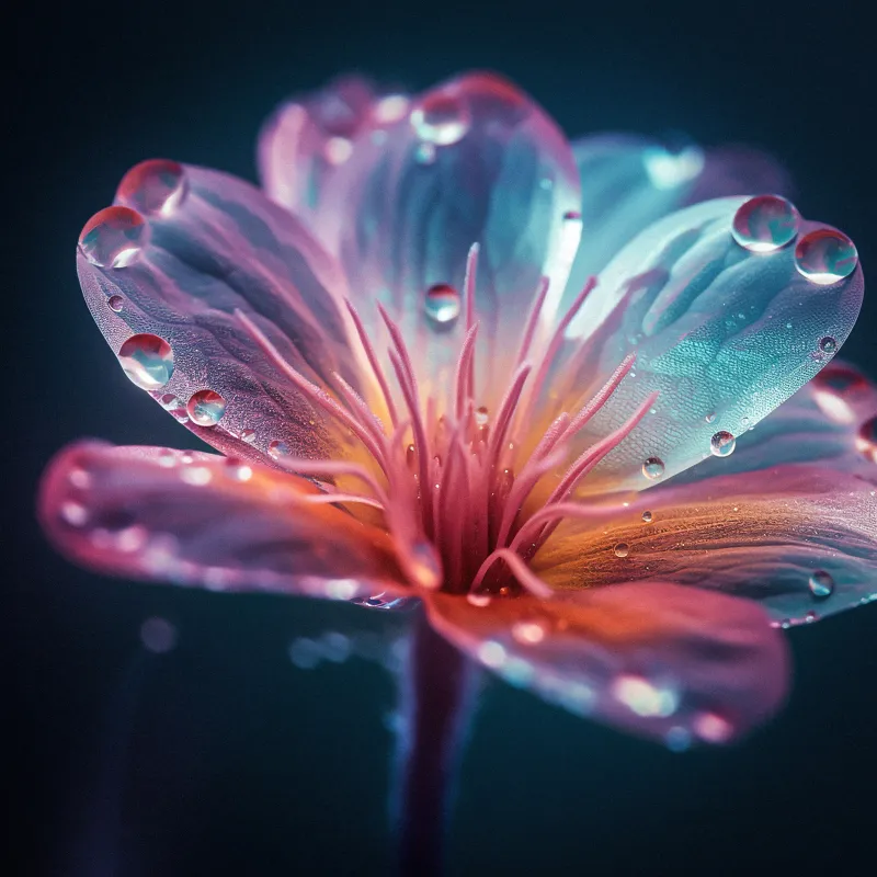 flower water droplets, macro photography, petal, stamen, pistil, nature freshness, beauty wallpaper