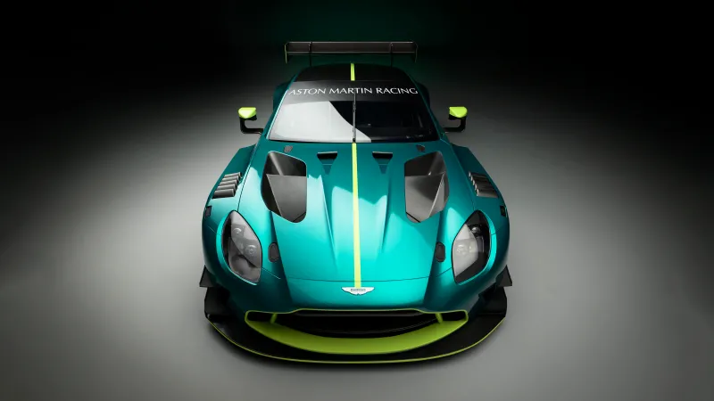 Aston Martin Vantage GT3, Desktop background 8K