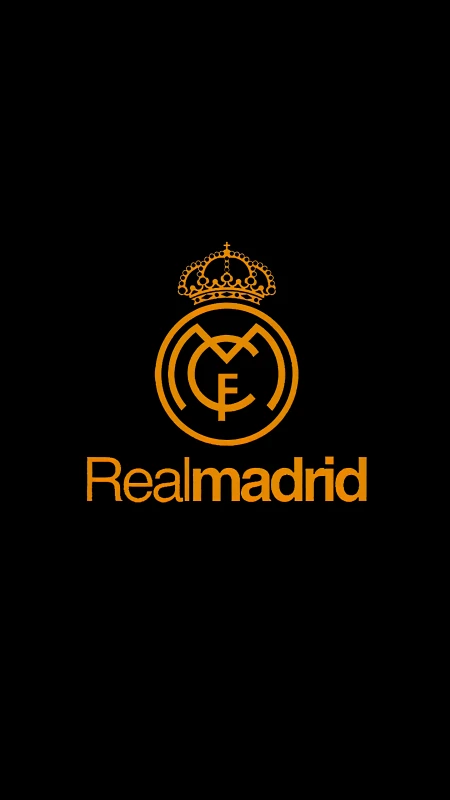 Real Madrid CF Logo, AMOLED Phone background 4K