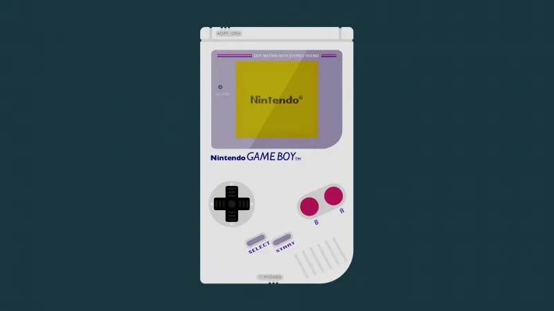 Retro Game Boy, Desktop background 4K