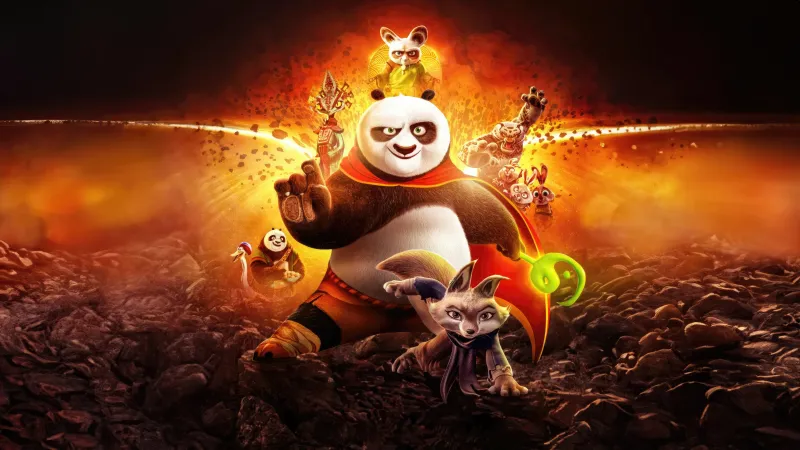 Kung Fu Panda 4, Movie poster 5K