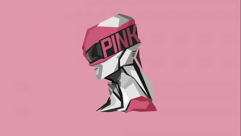 Pink Ranger 8K wallpaper