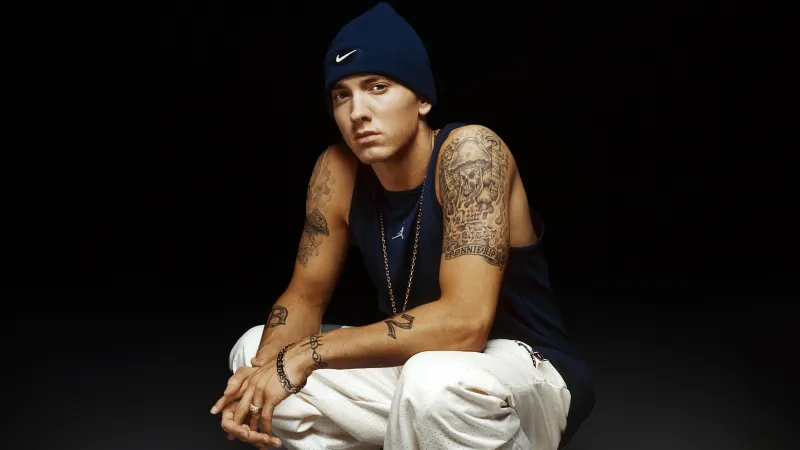 Eminem, Dark background 5K