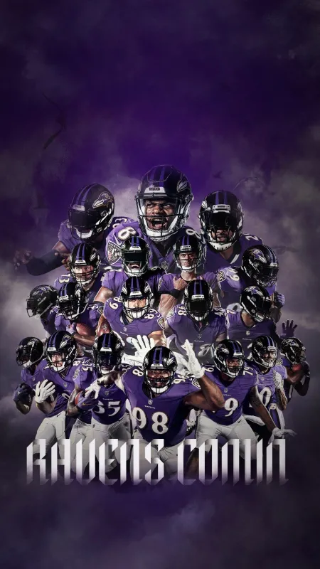 Baltimore Ravens Team Phone Wallpaper