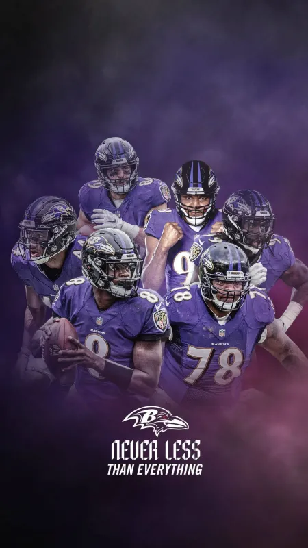 Baltimore Ravens Team Mobile Wallpaper