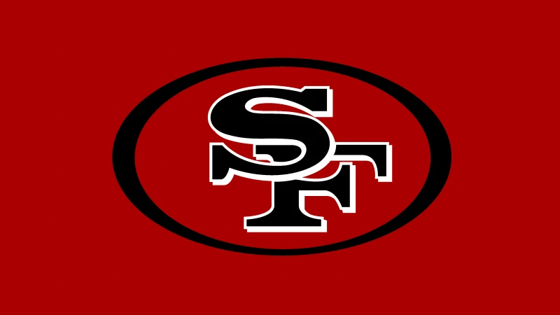 San Francisco 49ers 4K Background, Logo