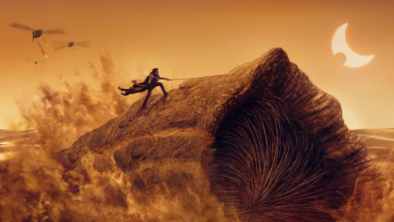Dune 2, Desktop background 5K, Timothée Chalamet as Paul Atreides, Dune: Part Two, 2024 Movies