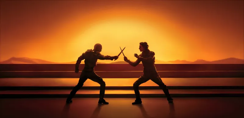 Dune 2 Boss Fight, 8K wallpaper, Timothée Chalamet as Paul Atreides, 5K, 2024 Movies