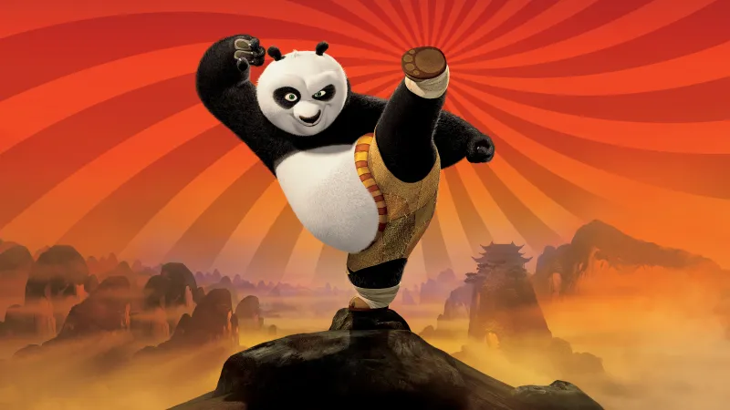 Po (Kung Fu Panda), 8K wallpaper, Animation movies, 5K