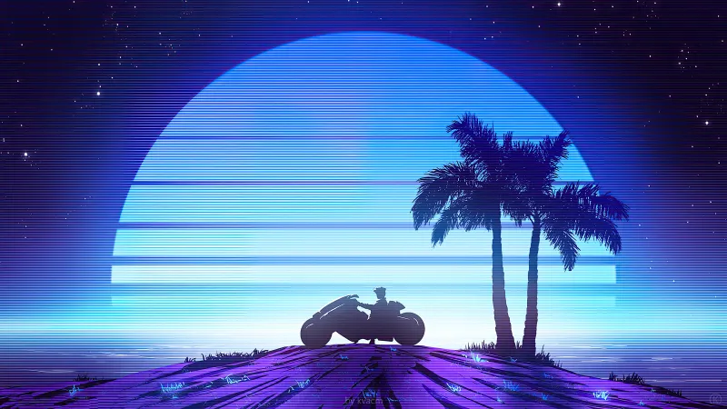 90s Outrun Synthwave