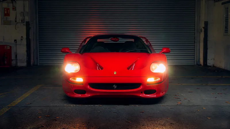 Ferrari F50, Red car wallpaper