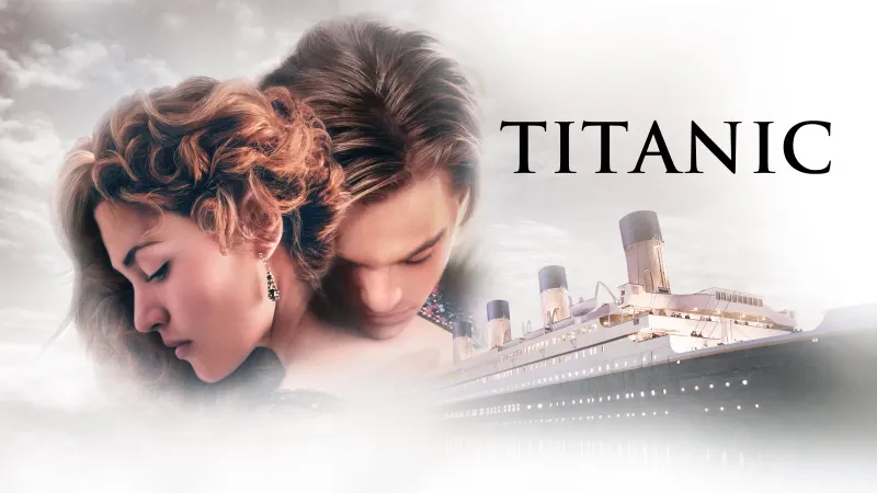 Titanic 4K wallpaper, Rose and Jack, Leonardo DiCaprio, Kate Winslet