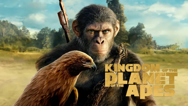 Kingdom of the Planet of the Apes, Desktop background 4K, Movie poster, 2024 Movies
