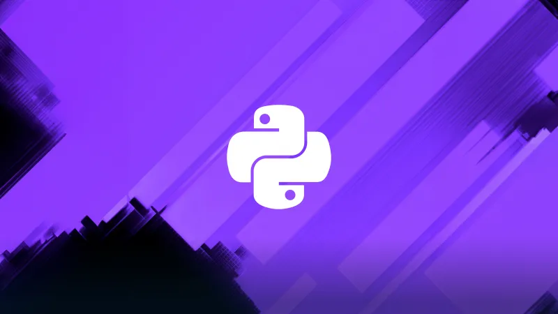Python Logo, 4K wallpaper, Purple background, Programming language