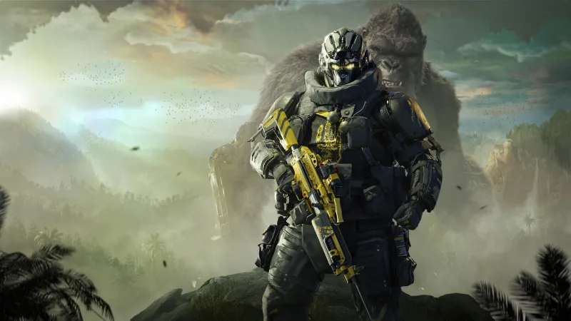 Godzilla x Kong: The New Empire, 4K wallpaper, Call of Duty Warzone, Call of Duty: Modern Warfare 3