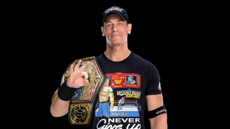 John Cena, WWE Wrestler, 4k background