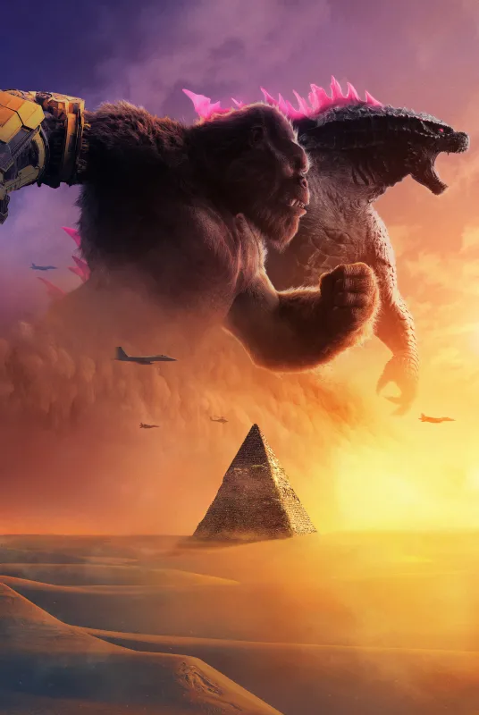 Godzilla x Kong: The New Empire, Phone wallpaper 4K