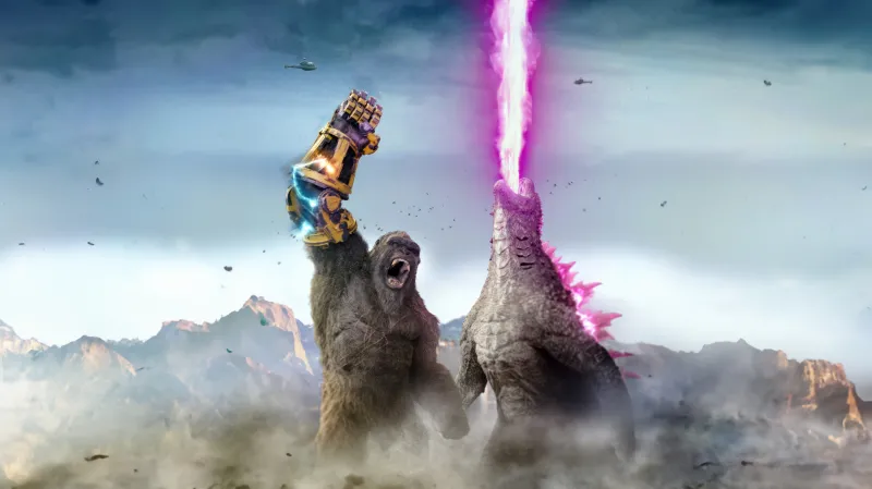 Godzilla x Kong: The New Empire, 8K wallpaper
