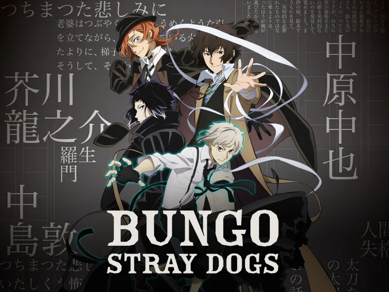 Bungo Stray Dogs, Desktop wallpaper 4K