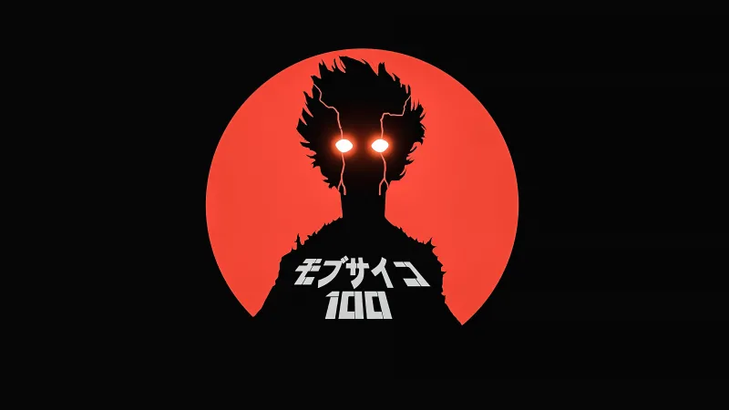 Mob Psycho 100, Shigeo Kageyama, AMOLED Black background