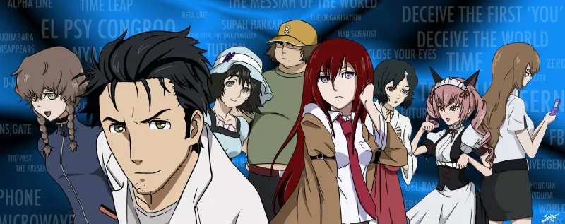 Steins Gate, Character poster