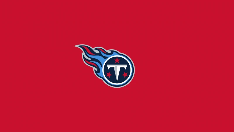 Tennessee Titans, Logo, Red background