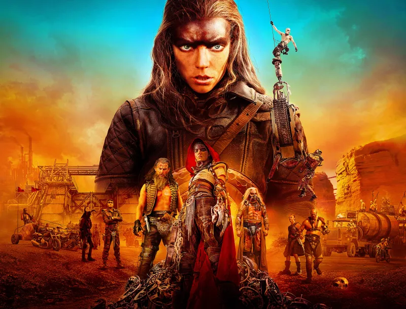 Furiosa: A Mad Max Saga, Anya Taylor-Joy, Chris Hemsworth, Tom Hardy, 2024 Movies, 5K, 8K wallpaper