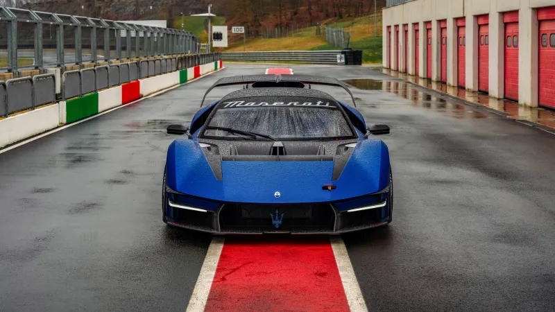 Maserati MCXtrema, 8K wallpaper, 5K, Race track, Track cars, Rain droplets