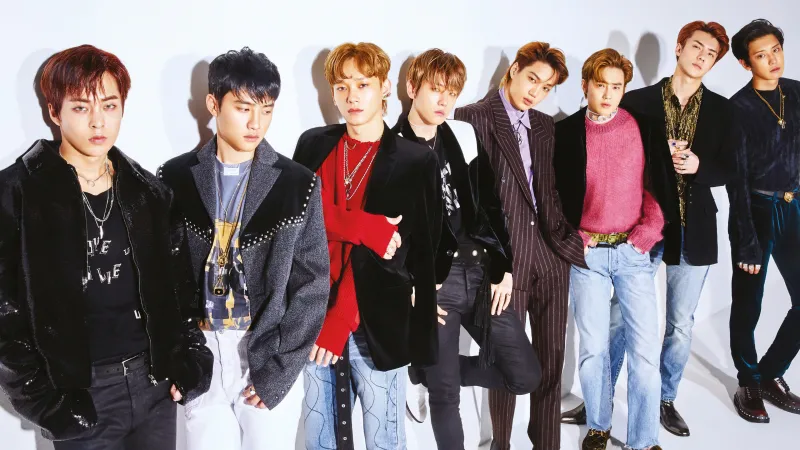 EXO, K-pop band, Xiumin, Suho, Lay, Baekhyun, Chen, Chanyeol, D.O., Kai, Sehun