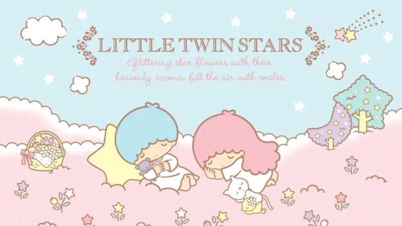 Little Twin Stars, 4K wallpaper