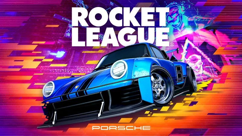 Rocket League, Porsche 911 Turbo 4K wallpaper