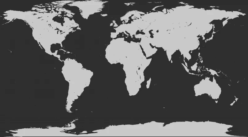 World map, Monochrome background