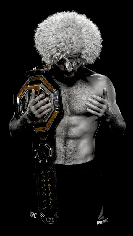 Khabib Nurmagomedov, iPhone wallpaper 4K, Ultimate Fighting Championship (UFC)