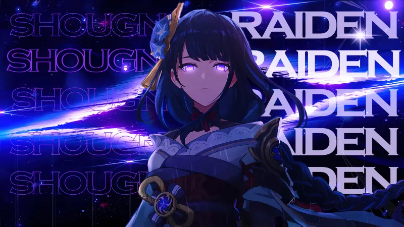 Raiden Shogun, 5K wallpaper