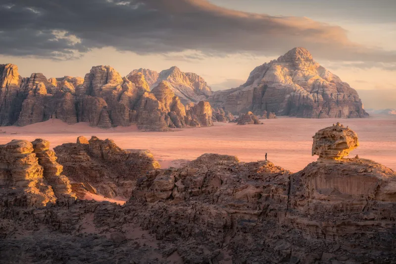 Wadi Rum wallpaper, Valley of the Moon, Jordan desert