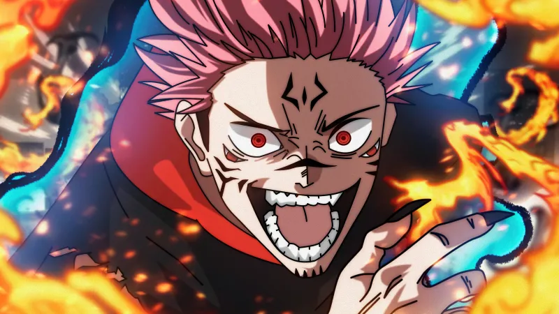 Badass, Sukuna, Jujutsu Kaisen, 5K wallpaper