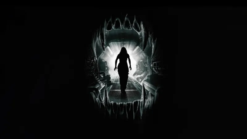 Alien: Romulus, 4K wallpaper, Dark background, 2024 Movies
